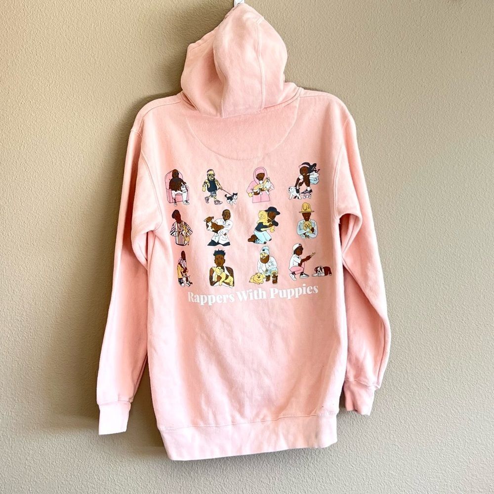 Dog Limited Pink Rappers With Puppies Hoodie